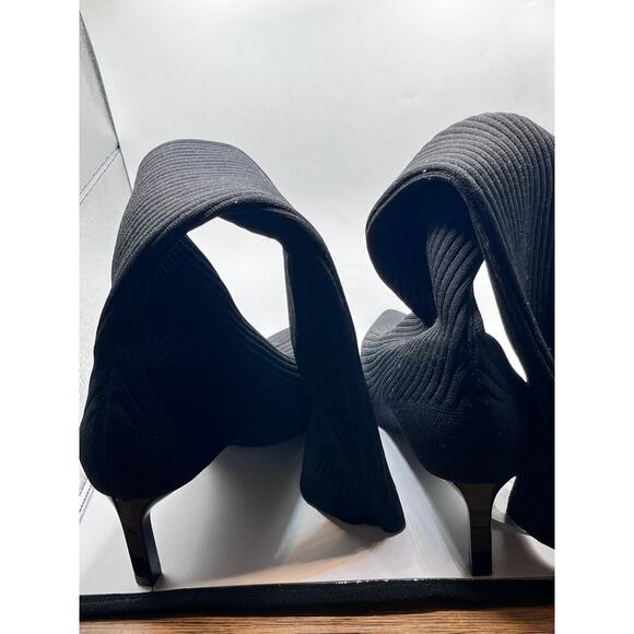 NWT- Zara ribbed fabric heeled boots- S - Picture 5 of 5